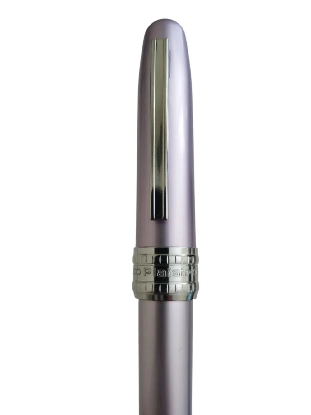 Platinum Plaisir Aluminum Fountain Pen 03 Fine Nib Gently Used Violet Purple